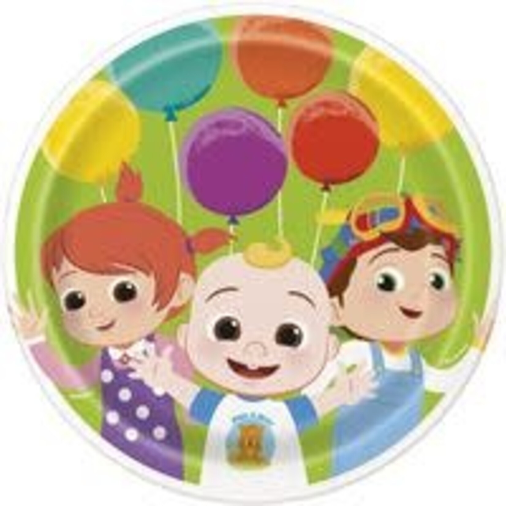unique 7" CoComelon Plates - 8ct.