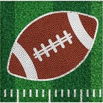 Creative Converting Tailgate Time Football Beverage Napkins - 16ct.