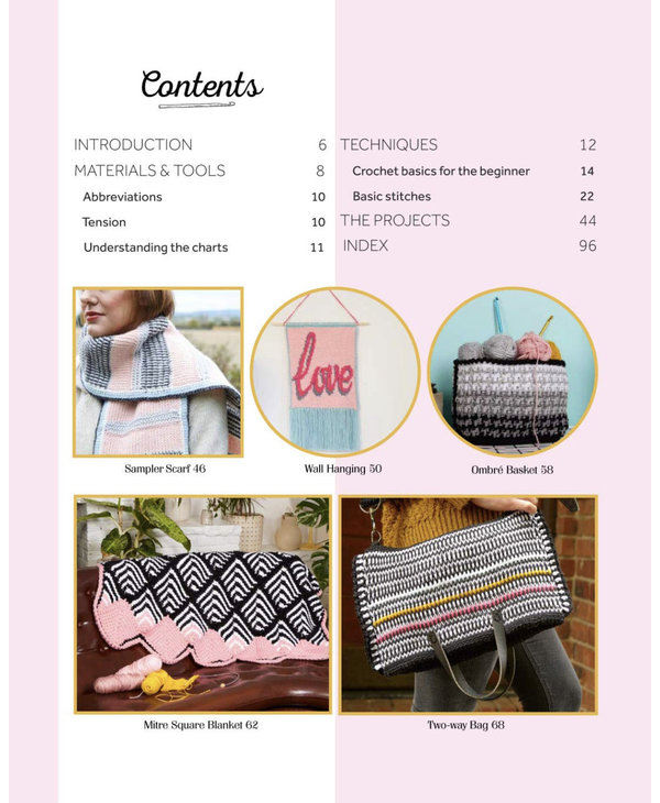 Beginner's Guide to Tunisian Crochet by Emma Guess - Nina Chicago