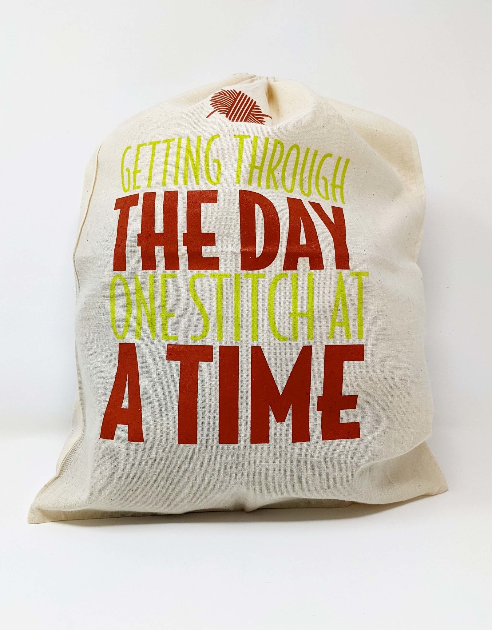 Knitterella Drawstring Bag