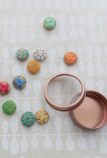 Ikigai Fiber Embroidered Buttons in a Tin