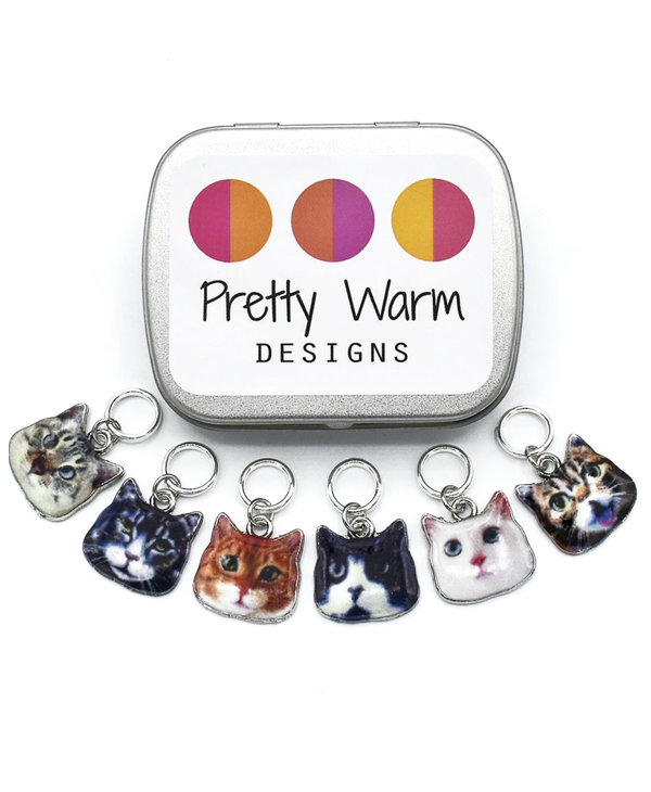 Pretty Warm Designs Knitting Stitch Marker Set