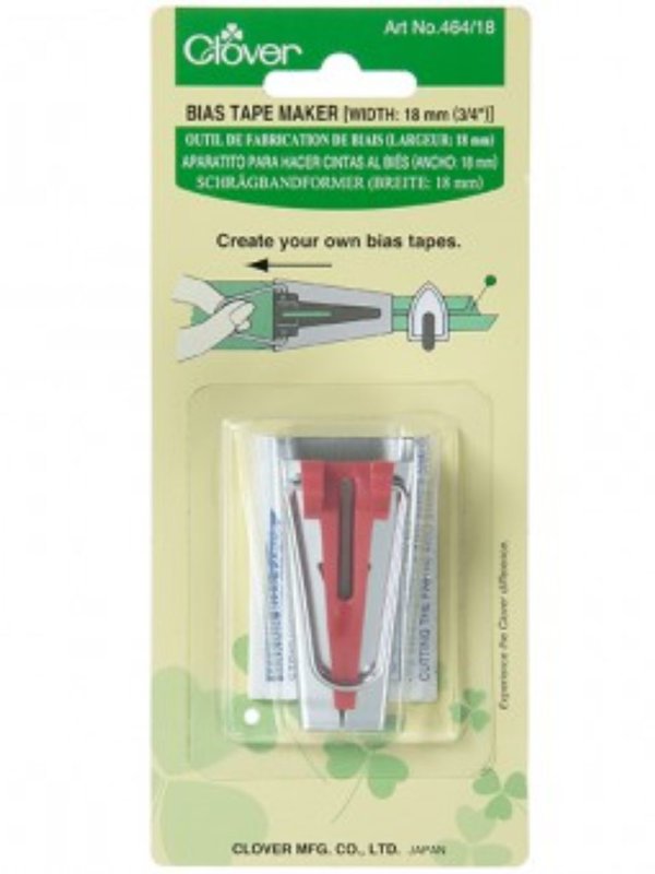 Clover Bias Tape Maker 18 mm 3/4”