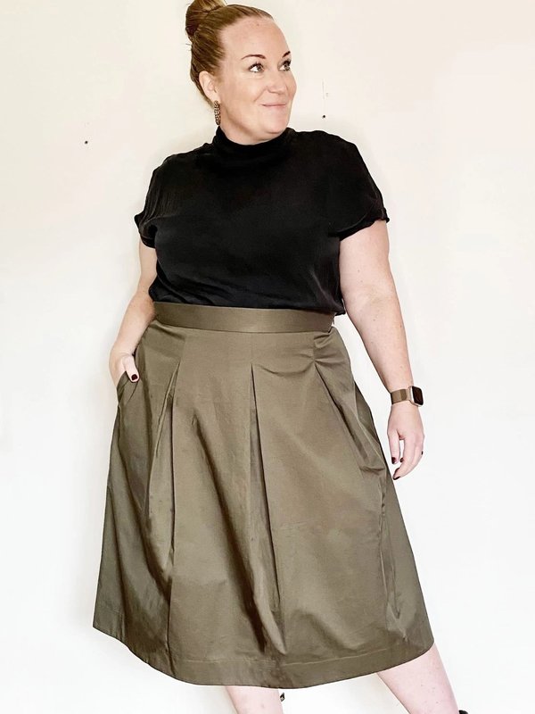 The Assembly Line Three Pleat Skirt