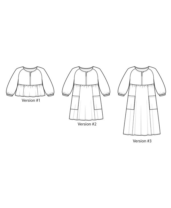 Romey Gathered Dress & Top Sewing Pattern (PDF) – Sew House Seven