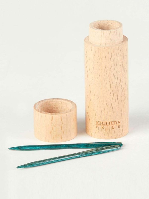 Knitters Pride Mindful Collection Teal Wooden Darning Needles