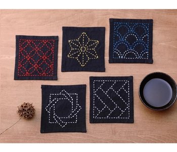 Sashiko  Tsumugi Sampler Coasters