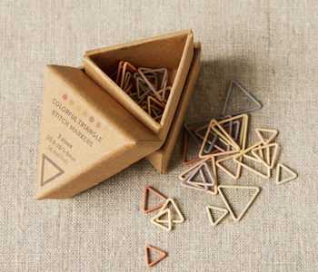 Stitch Marker Set triangle earth tones