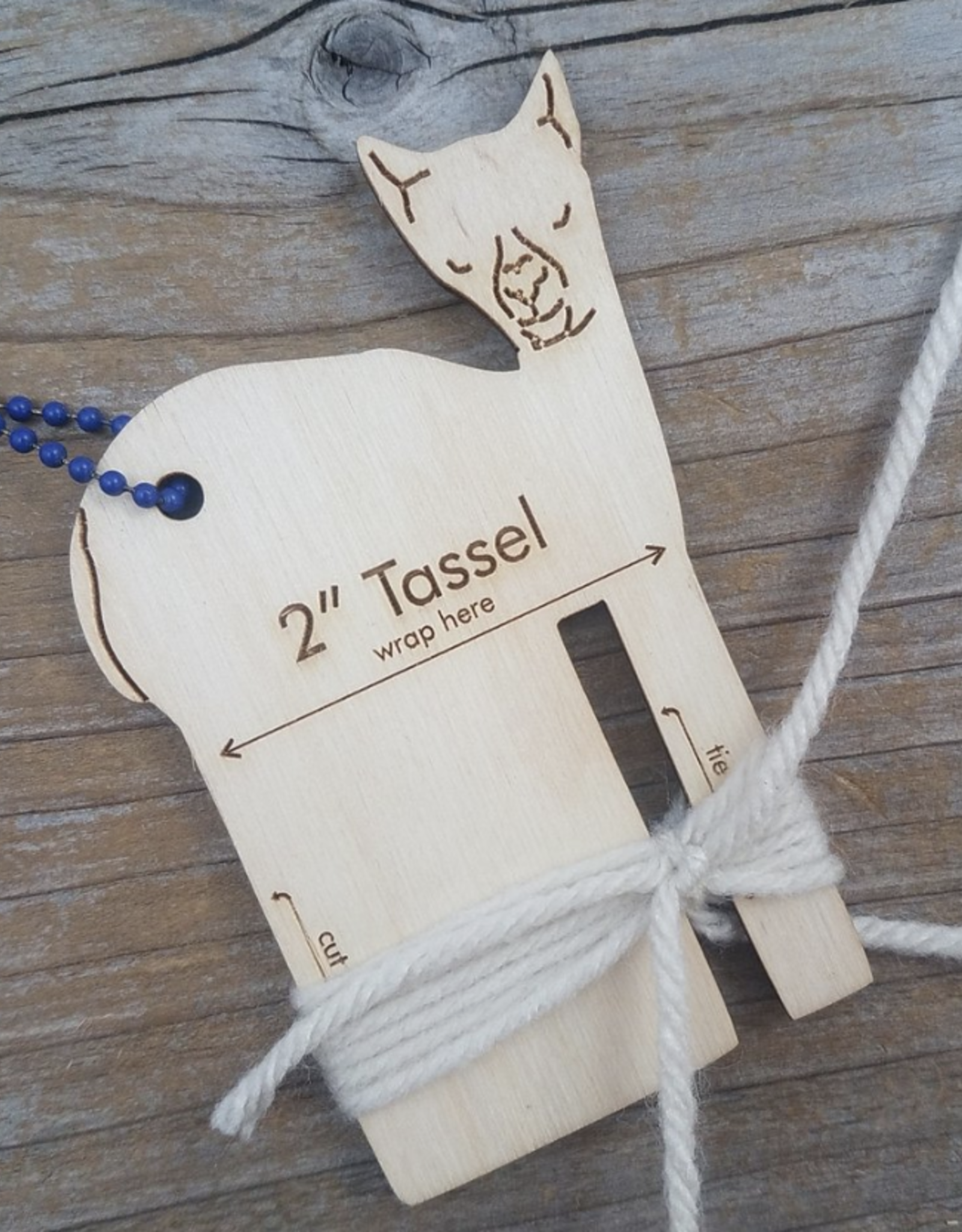 Katrinkles Fiber Animal Wood Tassel Maker Set of 3