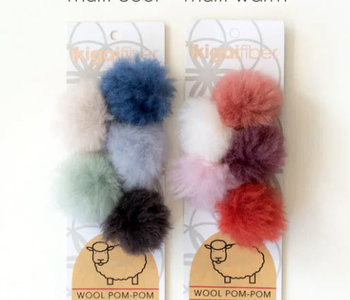 Faux Fur Mini Poms – Ikigai Fiber