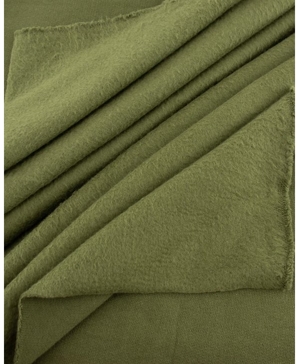 Forest Green Solid Fleece Fabric