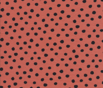 Organic Knit  by Jessica Jones dots red/black
