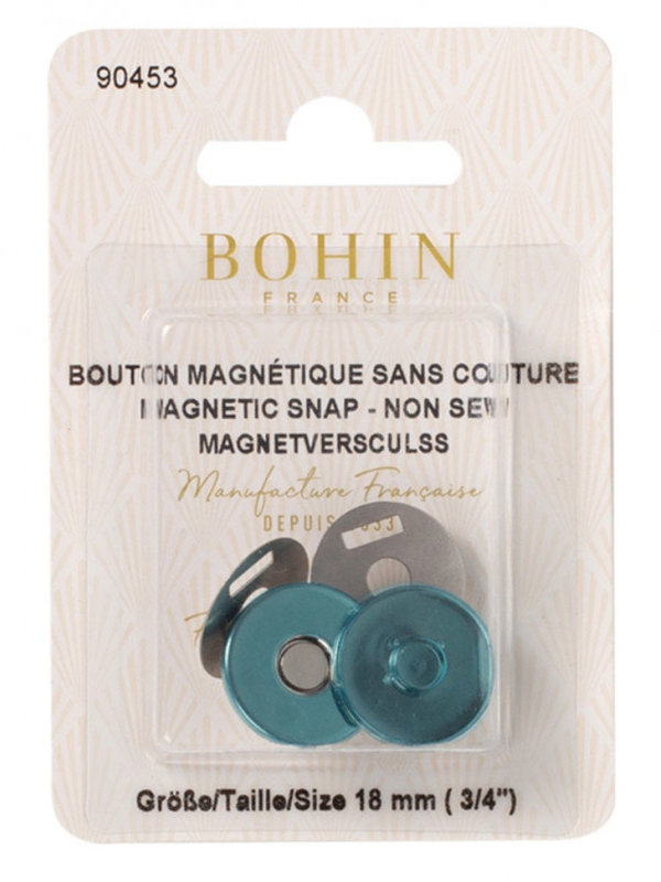 Bohin Magnetic Snap Non Sew 3/4" 90453