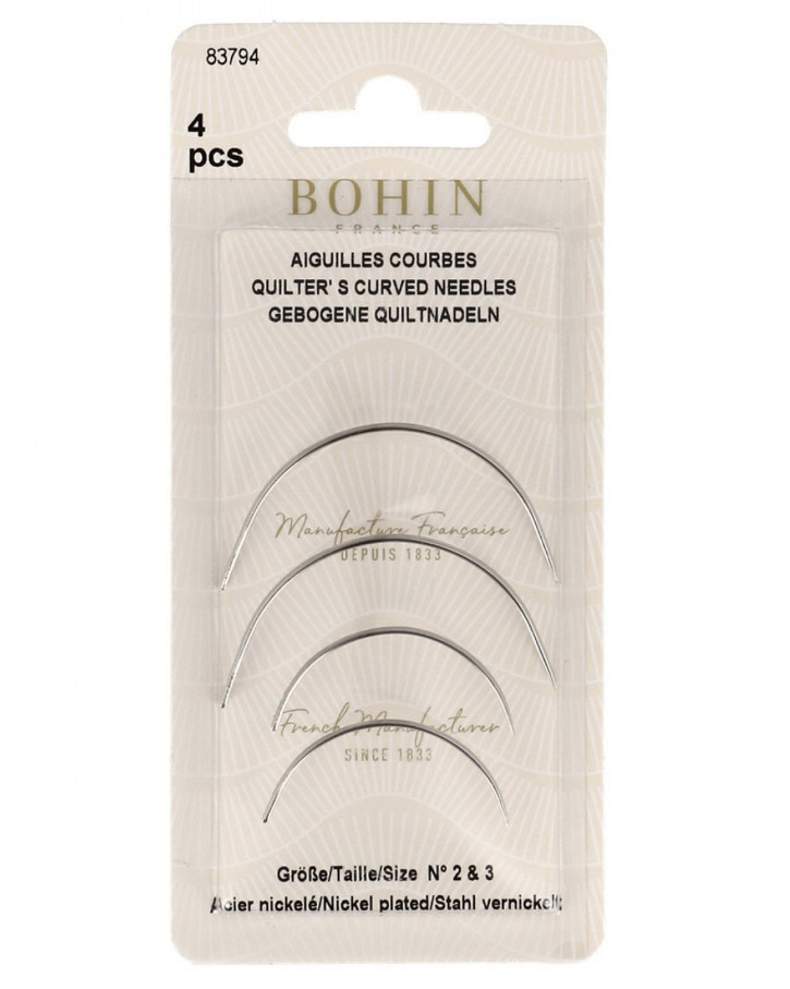 Bohin Big Eye Hand Quilting Needles-Size 10 20/Pkg - 3073640003233