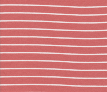 Organic Knit  by Jessica Jones stripes red/white