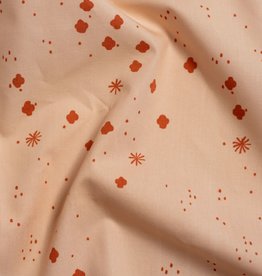 Birch Organic Fabric Dreamer by Jenny Ronen Basics Organic Poplin Cloudy Sandstone