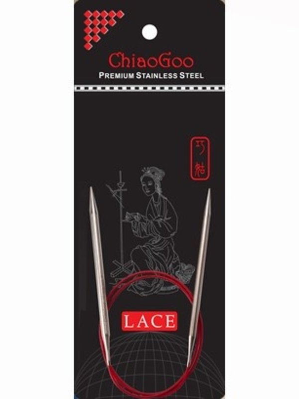 Chiaogoo Red Lace Fixed Circular
