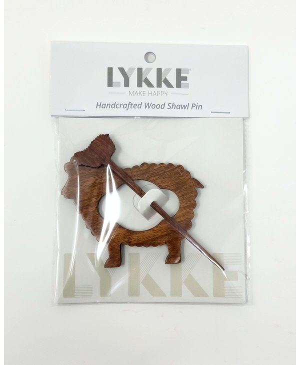 Lykke Lykke Wooden Shawl Pin