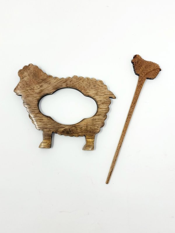 Lykke Wood Shawl Pin