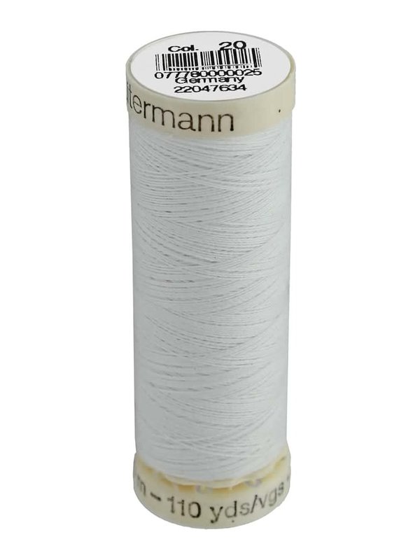 Gutermann Sew-All Purpose Polyester Thread 274 yd 20 white