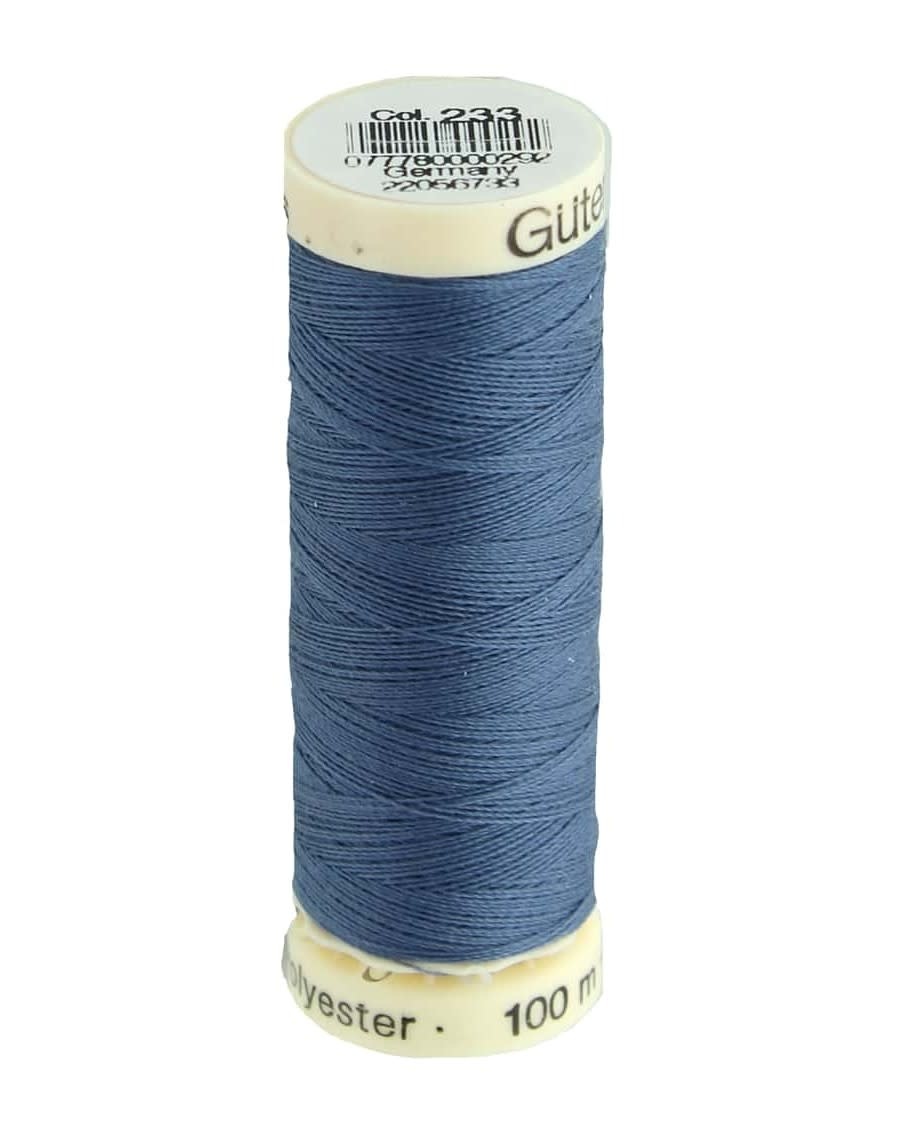 Sew-All Purpose Polyester Thread 110 yd 233 slate blue - Nina Chicago
