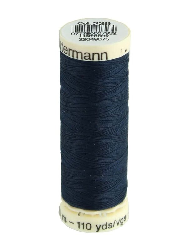 Gutermann Sew-All Purpose Polyester Thread 110 yd 239 dark blue