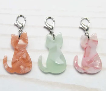 Acrylic Cat Stitch Marker Set - Nina Chicago