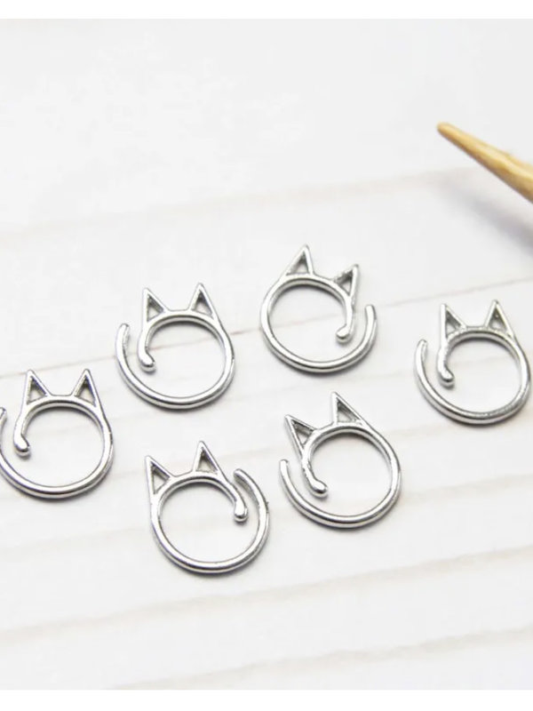 Fox & Pine Cat Ears Split Ring Stitch Markers