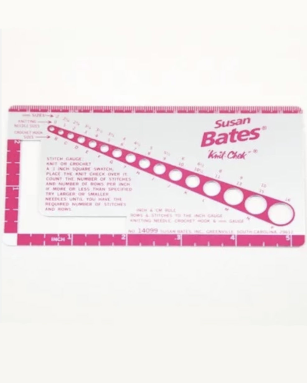 Knit Chek Knit and Crochet Needle Gauge and Sizer Nina Chicago
