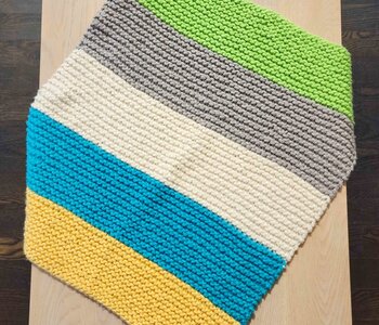 Five Color Baby Blanket