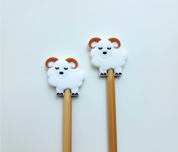 Stitch Stoppers Rams white