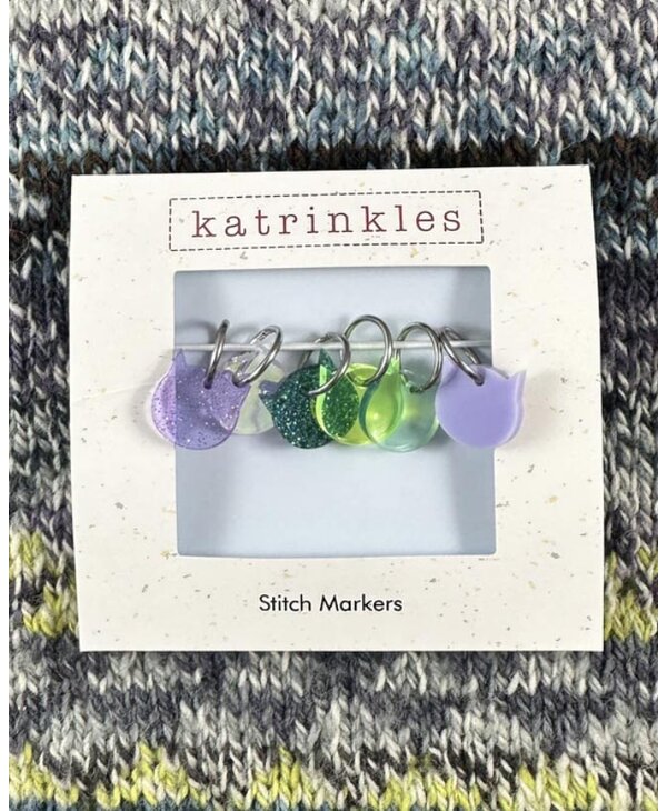 Write On Wipe Off Acrylic Stitch Markers - Nina Chicago