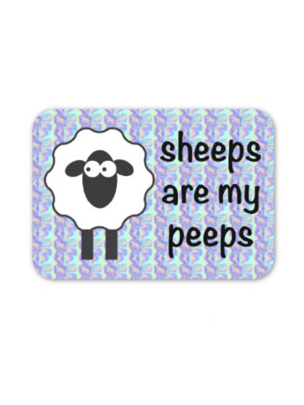 Nina Chicago Sheeps Are My Peeps Sticker