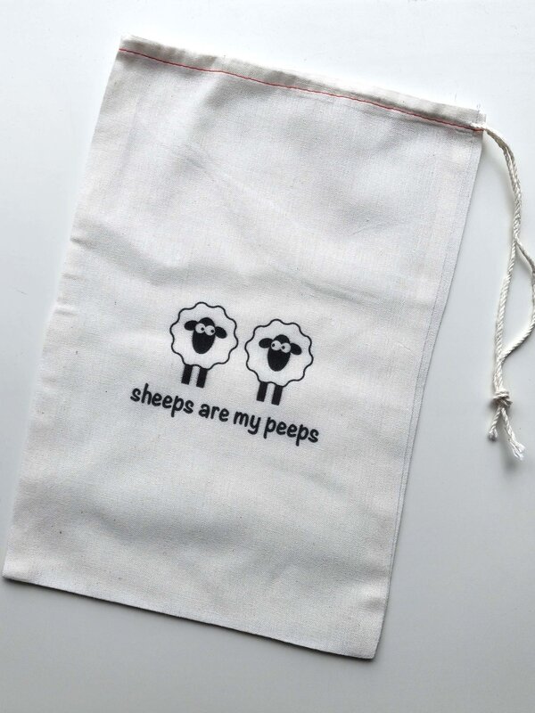 Nina Chicago Sheeps Are My Peeps Project Bag