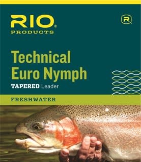 RIO Products RIO TECHNICAL EURO NYMPH LEADER W/ TIPPET RING