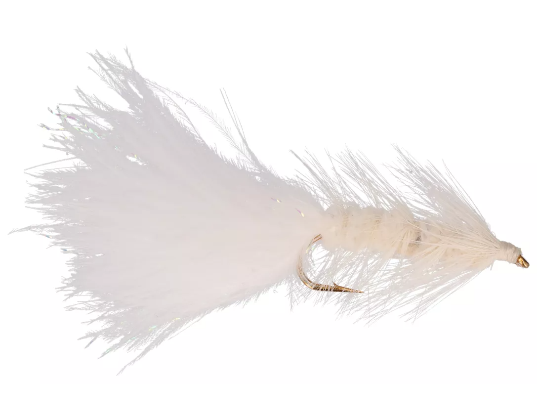 FULLING MILL FM Woolly Bugger Wht S4  [Single]