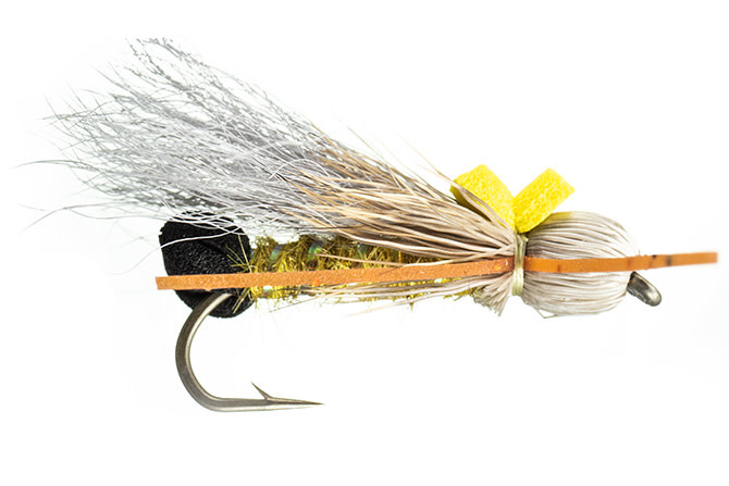 Montana Fly Company MFC Bullethead Golden Stone Grey Wing S12  [Single]