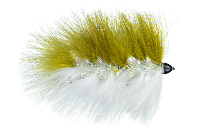 Montana Fly Company MFC Galloup's Barely Legal (Cone Head) - Olive/White S4  [Single]