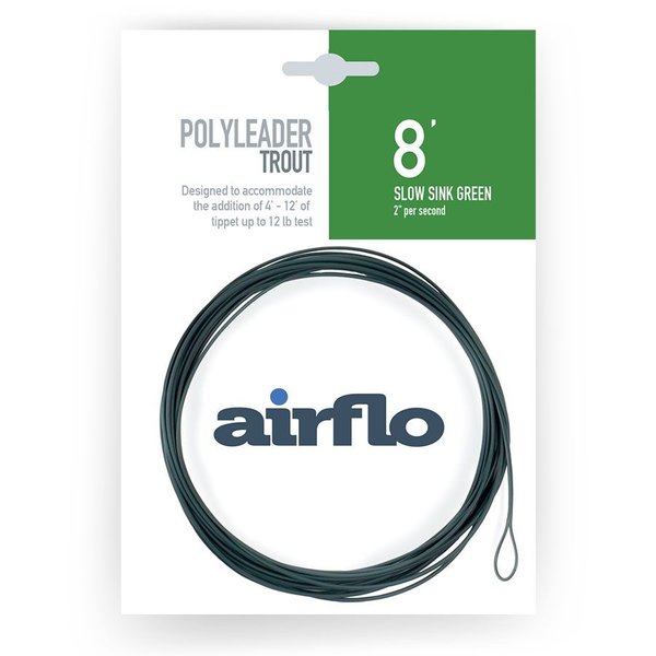 AIRFLO POLYLEADER TROUT - 8'