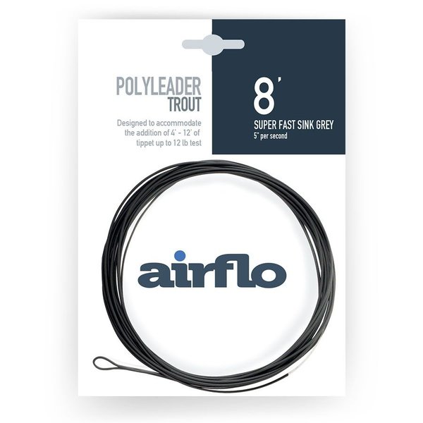 AIRFLO POLYLEADER TROUT - 8'