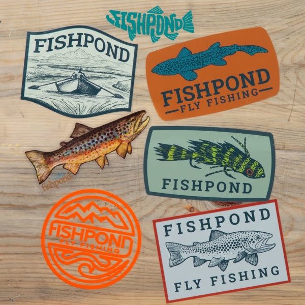FISHPOND FRESHWATER STICKER BUNDLE - Total Outfitters