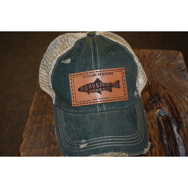 TOTAL OUTFITTERS LEATHER LOGO HAT