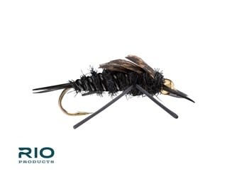 RIO Products RIO Rubber Legs Stonefly Bead Black S4  [Single]