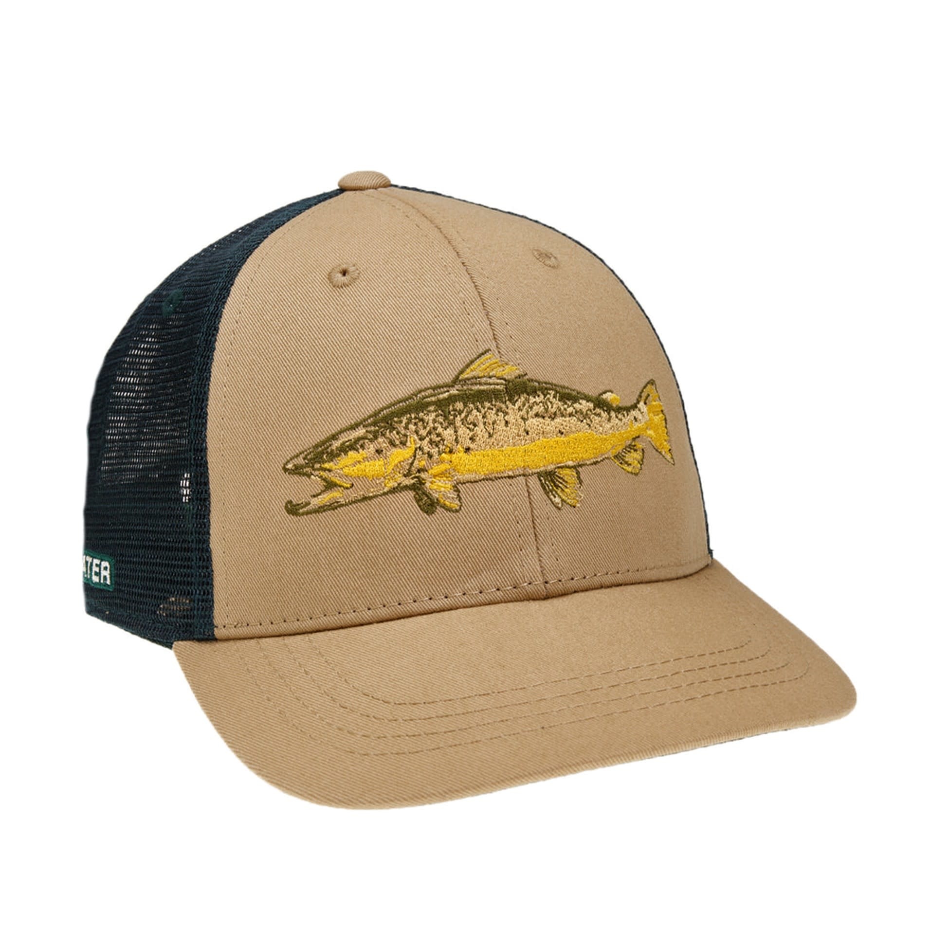 SAWT Southern Alberta Walleye Trail Flexfit Hat, Black & Alpine, Two Sizes  available. Stitched with the SAWT lettering.