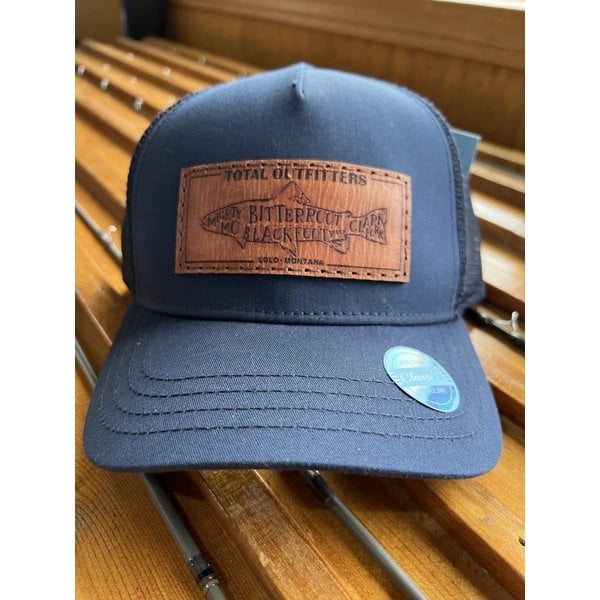 Total Outfitters - Rivers Logo - Leather Patch Hat