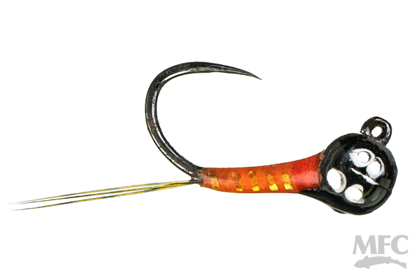 Montana Fly Company MFC Jig Pearl Rib Perdigon Fire Starter # 16 - 3.3 mm [Single]