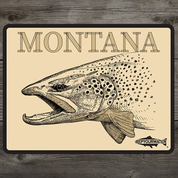 REP YOUR WATER Montana Artist's Reserve Sticker