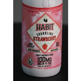 Habit CBD 100mg D9 Strawberry soda