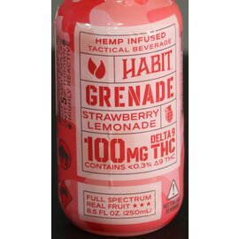Habit CBD Habit 100mg D9 Strawberry lemonade Grenade