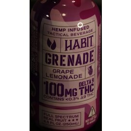 Habit CBD Habit 100mg D9 Grenade Grape